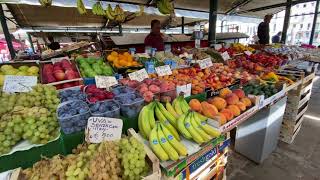 Venice Rialto Market  Fresh Fruits Vegetables Seafood and Cheese  Mercati di Rialto Venezia [upl. by Burny]