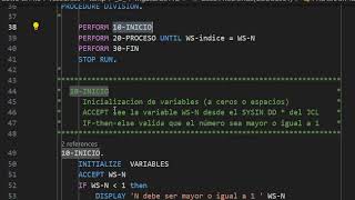 COBOL Mainframe Programa simple para entender estructura basica COBOL [upl. by Xever171]