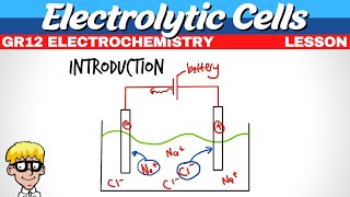 Electrochemistry Gr 12  Electrolytic cells [upl. by Erihppas935]