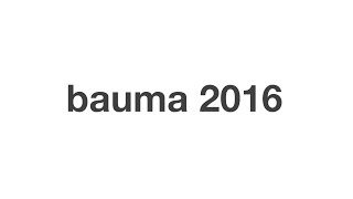 bauma 2016  Messeteaser Highlights  SEWEURODRIVE [upl. by Adelric991]