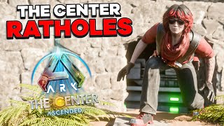 Top Best Ratholes On Center  ARK Survival Ascended MESH HOLES [upl. by Arymat]