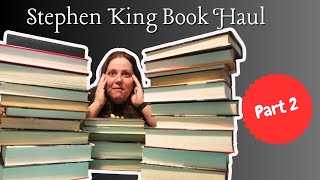 Stephen King Book Haul Part 2 [upl. by Assyl]