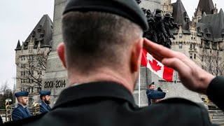 Canada marks Remembrance Day 2024 at the National War Memorial [upl. by Abram]