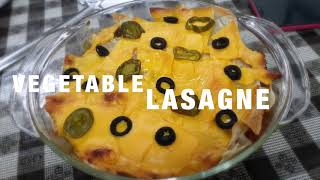 VEGETABLE LASAGNA  BAKED  STEP BY STEP GUIDE  LASAGNA SHEETS RECIPE [upl. by Iderf]