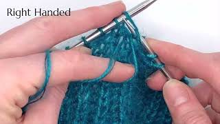 How to Work a Kinda Stretchy Bindoff Right Handed [upl. by Ferree]