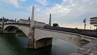 Chalonsur Saone France Cycling Portugal to Germany Day 33 [upl. by Aikan]