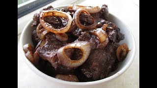 Wannabecook  Bistek Tagalog Filipino Beef Steak [upl. by Eanod]