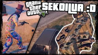 GTA V PC Sekoilua 54  Hilpeät Hiippailijat ja Typerät Telaketjut [upl. by Mcnelly]