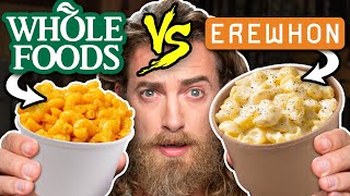 Whole Foods vs Erewhon Taste Test  FOOD FEUDS [upl. by Nonnad]