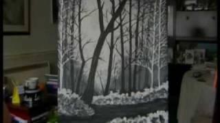 Bob Ross  Joy of PaintingTimelapse my attempt [upl. by Aliac]