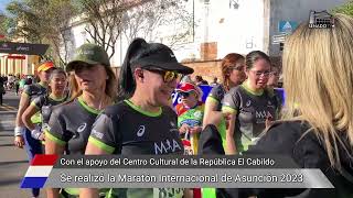 Se realizó la Maratón Internacional de Asunción 2023 [upl. by Diskson589]