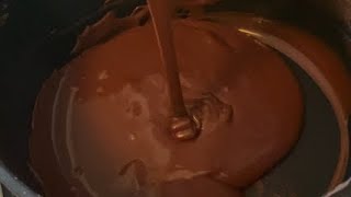 Cocoa  Chocolate Ganache with Cornstarch Recipeshort [upl. by Wadleigh]