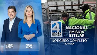 Noticiero de Ecuador Emisión Estelar 21112024 [upl. by Ozne]