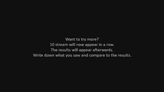 Selective attention test  rapid serial visual presentation [upl. by Chaim]