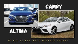 2022 Toyota Camry vs 2022 Nissan Altima  10 KEY DIFFERENCES [upl. by Ahsilac980]