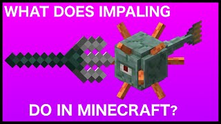 What Does Impaling Do In Minecraft [upl. by Kancler]