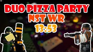 1353 DUO PIZZA PARTY NST WORLD RECORD  Tower Defense Simulator [upl. by Herby303]