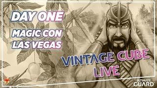 Magic Online Vintage Cube Live powered by UltimateGuard  Day One [upl. by Lamonica13]