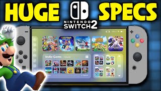 Nintendo Switch 2s Full Tech Specs Just LEAKED Rumor [upl. by Ihcas445]