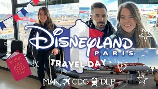 DISNEYLAND PARIS 🇫🇷  Travel Day  Flying MAN to CDG with EasyJet ✈️ amp Taking the Train to DLP 🏰✨ [upl. by Maitund]