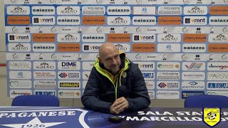 PaganeseJuve Stabia 31 Stefano Sottili conferenza stampa [upl. by Yrok]