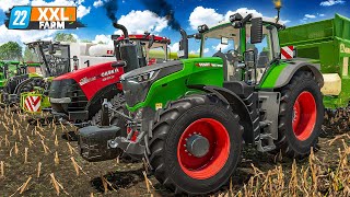 LS22 Alle Traktoren im Einsatz Ernte XXL  das große Finale  XXL Farm 88  FARMING SIMULATOR 22 [upl. by Auberon]