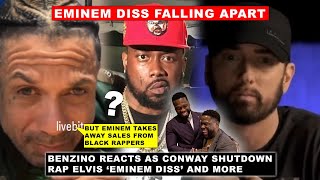 Benzino Reacts as Conway SHUTDOWN Eminem Diss “I’m Always Gonna Ride with Eminem” Rap Fans React [upl. by Akcinat]