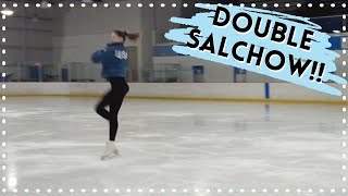 How To Do A Double Salchow  Figure Skating Tutorial [upl. by Baruch]