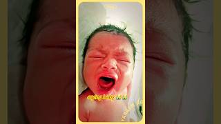 Born baby crying sound 😭😭😭after to birth and beautiful moment trending baby cute [upl. by Priestley]