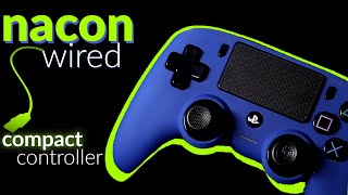 Nacon Wired Compact PS4 Controller Unboxing Compatible with PC [upl. by Aztiram352]