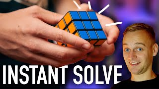 How To Instantly Solve a Rubiks Cube  Easy Rubiks Cube Magic Trick Revealed ish [upl. by Favata]