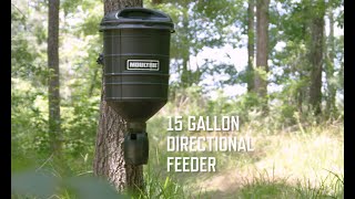 Moultrie 15Gallon QuickLock Directional Deer Feeder  Product Video [upl. by Milty]