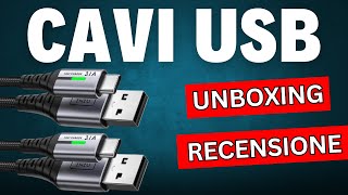 Cavo USB C Per Computer e Telefono Unboxing Recensione [upl. by Nosnibor]