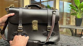 The Filson Leather Field Satchel an American Classic [upl. by Neelloc314]