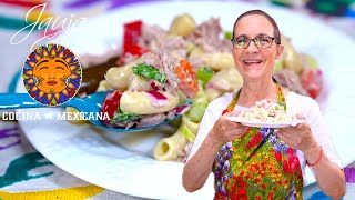 Ensalada de Coditos con Atún Ligera y Fresca [upl. by Mcguire]