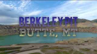 Rare Footage of the Berkeley Pit in Butte Official Drone Tour 2022 [upl. by Annaujat143]