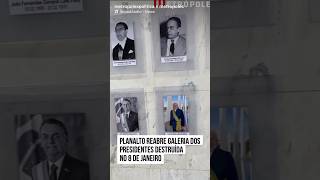 PLANALTO REABRE GALERIA DOS PRESIDENTES shorts noticias president [upl. by Zosema]