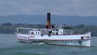 Paddle Steamer Neuchatel  260614 [upl. by Pasia]