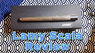 Lamy Scala Left Handed Review Defective [upl. by Anitroc]