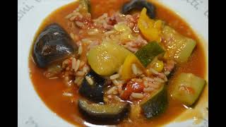 Riz lardons en ratatouille recette cookeo [upl. by Marsh]