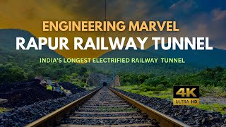 Engineering Marvel Rapur Railway Tunnel travelvlog railway engineering trending youtube forest [upl. by Lihka]