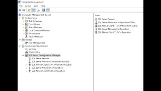 Not Showing SQL Server Configuration Manager in Windows 10 fixed Missing SQL Configuration Manager [upl. by Aek]