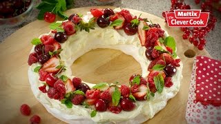 Christmas Pavlova wreath [upl. by Atinid]