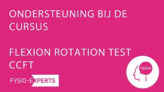 Flexion Rotation Test amp CranioCervical Flexion Test [upl. by Elagibba]