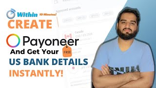 How to Create Payoneer Account in 10 Minutes  Easy Method to create a Payoneer Account 2024 [upl. by Ecined]