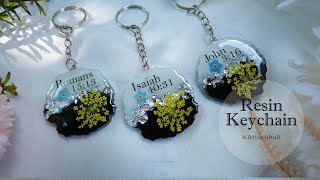 How to make resin keychain for Beginners  Personalize Resin Keychains  resin art ideas [upl. by Vernier258]