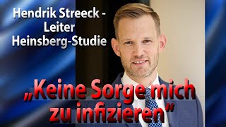 Statement von Virologe Hendrik Streeck  Nur mäßig Sorge um Gesundheit für Gesunde durch Corona [upl. by Nylsirk512]