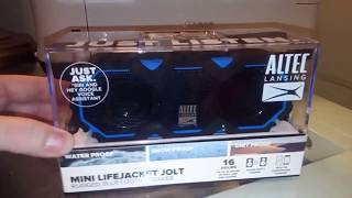 Altec Lansing Mini LifeJacket Jolt Unboxing And Review [upl. by Akerehs]