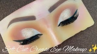 simple glitter eye makeup tutorial [upl. by Seaden]