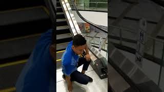 Normalisasi escalator dg kode error E 18 [upl. by Annaeoj528]